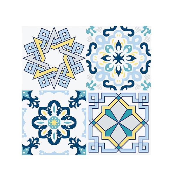 歐式彩繪護磚貼 PlayByPlay,玩生活,居家,壁貼,牆貼,壁紙,磁磚貼,磚貼,防水防油,復古,歐式,巴洛克,家飾