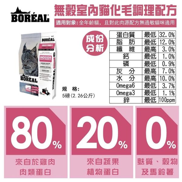 【波瑞歐 BOREAL】 無穀犬糧 5磅｜全齡犬飼料 鴨肉・火雞・羔羊・帝王鮭 /小顆粒 波瑞歐 BOREAL 犬糧

無穀狗飼料

狗狗無穀飼料推薦

全齡犬飼料

狗狗小顆粒飼料

狗狗火雞飼料

狗狗羊肉飼料

狗狗鮭魚飼料

低敏犬糧

加拿大狗飼料品牌