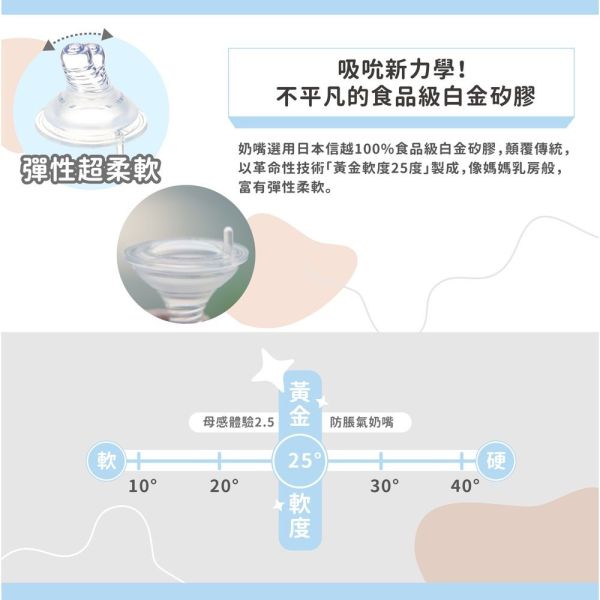 媽咪小站 Mammyshop 母感體驗2.5 玻璃奶瓶 寬口 標準 防脹氣奶瓶 玻璃奶瓶,防脹氣奶瓶,寬口奶瓶,Mammyshop,媽咪小站,嬰兒奶瓶,新生兒奶瓶,母感體驗奶瓶,寶寶奶瓶,哺乳用品,奶瓶推薦,奶瓶玻璃材質,防脹氣設計,寬口設計,母嬰用品