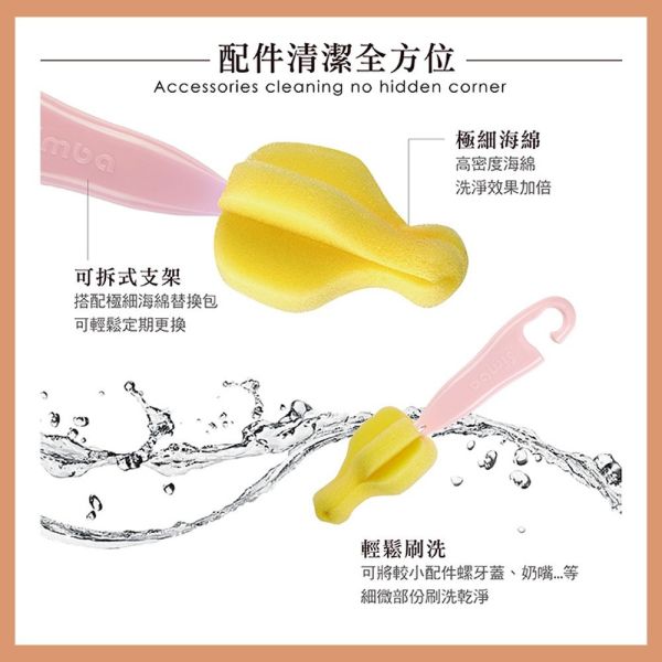 小獅王辛巴 Simba 極細海綿旋轉奶瓶刷 奶嘴刷 海綿替換包 奶瓶清潔 小獅王辛巴,Simba,奶瓶刷,奶嘴刷,奶瓶清潔刷,奶瓶清洗刷,奶嘴刷替換頭,旋轉奶瓶刷,海綿奶瓶刷,嬰兒奶瓶清潔,奶瓶刷推薦,奶瓶刷組,辛巴奶瓶刷