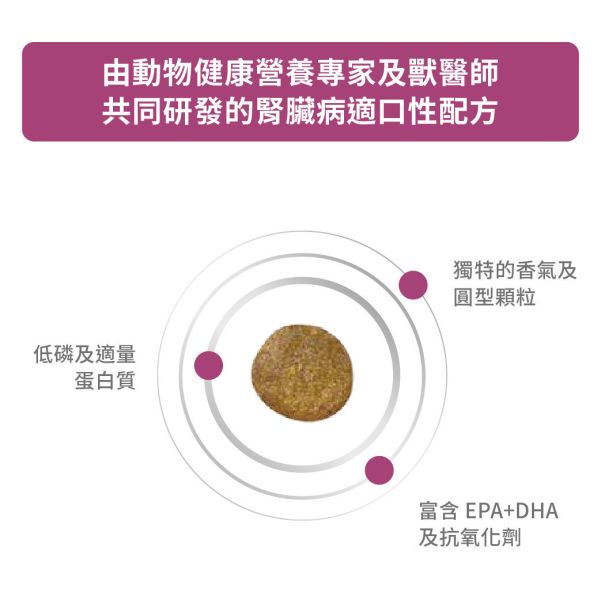 皇家【犬】腎臟病適口性配方乾糧  RSF13犬腎臟適口性處方2kg 狗腎臟病食物、Royal Canin RSF13、Renal Special 飼料、慢性腎病狗飼料、狗處方腎臟飼料、適口性腎病飼料