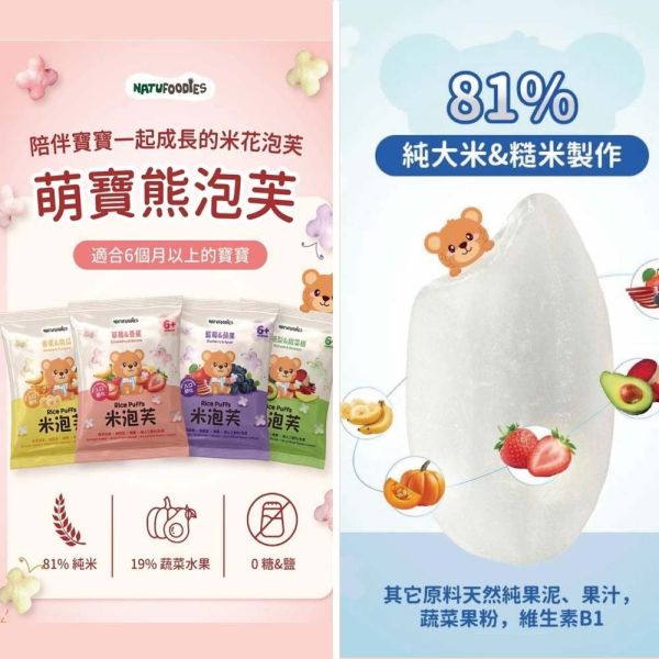 萌寶熊 米泡芙 花泡芙 華夫餅 米條 零添加 好攜帶 米餅 寶寶零食 副食品 無添加糖 鹽 萌寶熊,米泡芙,花泡芙,米條,寶寶米餅,嬰兒米餅,副食品推薦,寶寶副食品,寶寶餅乾,嬰兒餅乾,無糖米餅,無鹽寶寶餅乾,寶寶零食,嬰兒副食品,咀嚼練習餅乾,台灣現貨,無添加餅乾,無防腐劑餅乾
