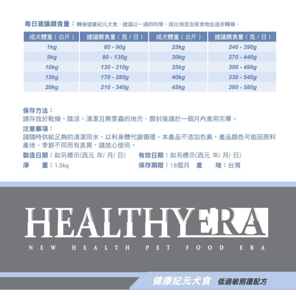 健康紀元 HEALTHYEAR 犬飼料 1.5Kg  室內犬-除臭配方 // 低過敏配方  葛利思飼料 健康紀元狗飼料, 室內犬除臭配方, 敏感犬羊肉飼料, 低敏狗糧, 狗糧除臭, 羊肉犬糧, 狗飼料1.5kg, 室內犬飼料, 低過敏狗飼料, 高適口性狗糧