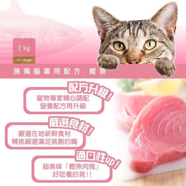 健康紀元 HEALTHYERA 貓飼料  挑嘴貓專用配【乾糧+肉塊】鮭魚 鰹魚 挑嘴貓飼料 福壽 葛莉思 健康紀元貓糧、挑嘴貓飼料、鰹魚貓乾糧、鮭魚貓乾糧、乾糧加肉塊、高適口性貓糧、貓咪主食乾糧、全齡貓飼料、貓糧推薦、HEALTHYERA貓糧