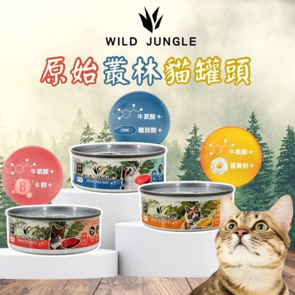 【原始叢林 WILD JUNGLE】 貓用泥罐 80g｜雞肉+雞肝/鮪肉+雞肉+雞肝/牛肉+雞肉+雞肝｜高蛋白貓副食罐 原始叢林 貓罐

貓用泥罐

貓副食罐

雞肉雞肝 貓罐

鮪肉雞肝 貓罐

牛肉雞肝 貓罐

高蛋白 貓罐

貓咪副食泥罐

貓咪營養補充罐

貓咪副食推薦