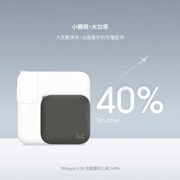 MONOCOZZI 45W GaN 氮化鎵 2孔 2C QC PD 快充 充電頭 充電器 適 iPhone 16 15 14 s25 