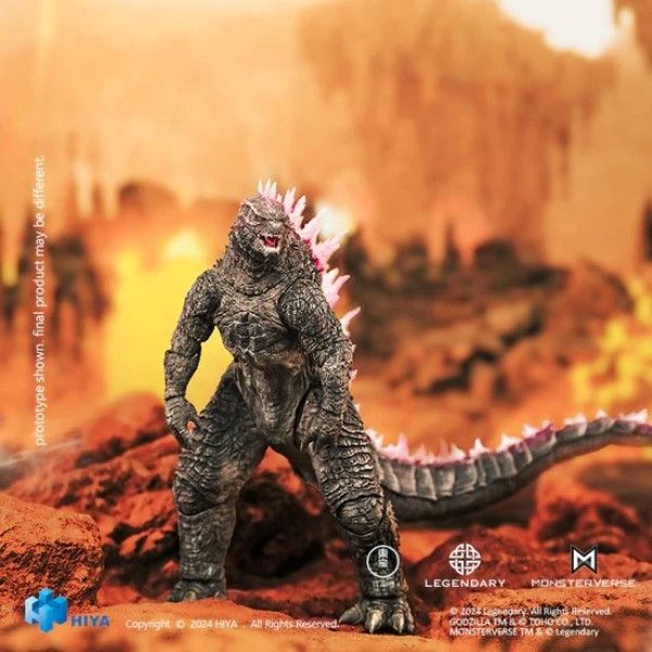 Hiya Toys EBS 哥吉拉⼤戰⾦剛2 帝國崛起哥吉拉 Evolved 粉色背脊 可動完成品 Hiya Toys EBS 哥吉拉⼤戰⾦剛2 帝國崛起哥吉拉 Evolved 粉色背脊 可動完成品