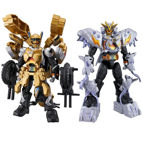 BANDAI 假面騎士 GOTCHARD 可動公仔2 閃電叢林＆黃金機械師 BANDAI 假面騎士 GOTCHARD 可動公仔2 閃電叢林＆黃金機械師