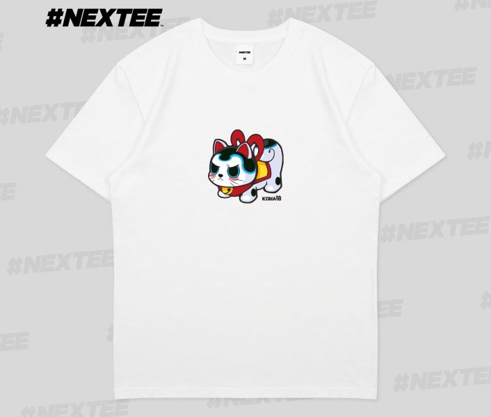 NEXTee KONEKO KOMA 短袖T恤 白色＆黑色 NEXTee KONEKO KOMA 短袖T恤 白色＆黑色