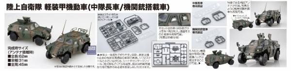 1/72 輕裝甲機動車 中隊長車 機關槍搭載車 發射發煙彈 小隊長車 FUJIMI Mi18EX1 陸上自衛隊 富士美 組裝模型 FUJIMI,1/72,mi,陸上自衛隊,輕裝甲機動車,中隊長車,機關槍搭載車,