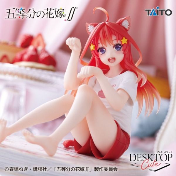 (預購) [再販] TAITO 景品 五等分的花嫁 Desktop Cute公仔 中野五月 貓耳居家服ver. 2605 20251120 [再販] TAITO 景品 五等分的花嫁 Desktop Cute公仔 中野五月 貓耳居家服ver.