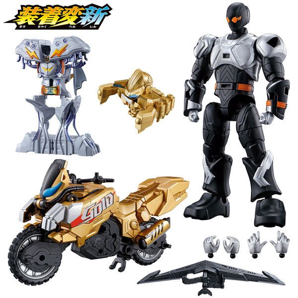 BANDAI 假面騎士 GOTCHARD 可動公仔2 閃電叢林＆黃金機械師 BANDAI 假面騎士 GOTCHARD 可動公仔2 閃電叢林＆黃金機械師