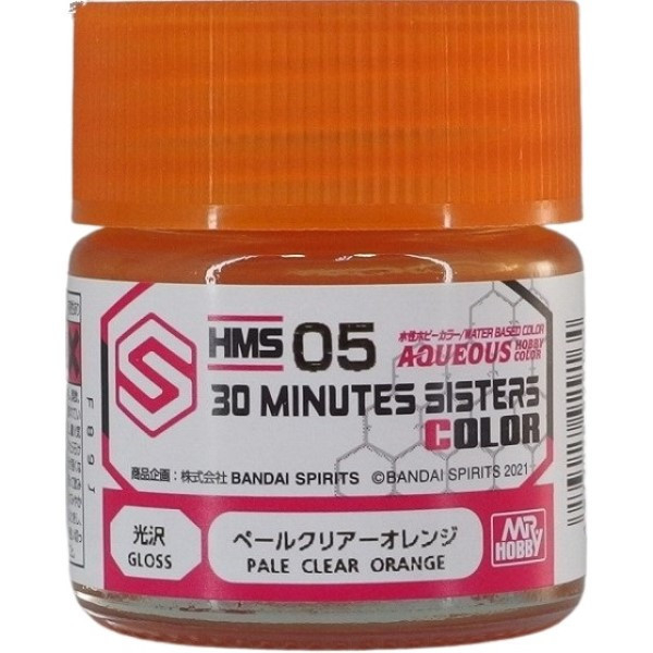 GSI 郡氏 水性漆 HMS-05 30MS專用 淡透明橘色 GSI,郡氏,水性漆,HMS-05,30MS,專用,淡透明橘色