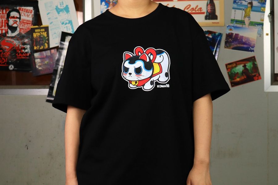 NEXTee KONEKO KOMA 短袖T恤 白色＆黑色 NEXTee KONEKO KOMA 短袖T恤 白色＆黑色