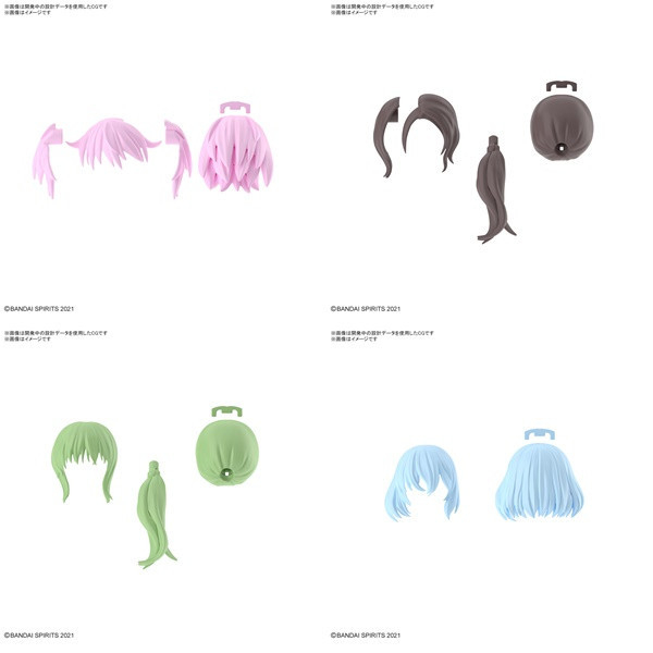 BANDAI 30MS 組裝少女輕作戰 髮型配件套組Vol.9 全4種販售 組裝模型 BANDAI 30MS 組裝少女輕作戰 髮型配件套組Vol.9 全4種販售 組裝模型