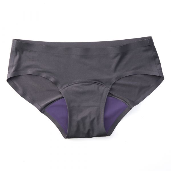 【中大尺碼福利】無痕｜日用中腰星塵灰吸血內褲 (3片衛生棉) 吸血月亮褲,月亮褲,生理期,衛生棉,外漏,防漏,棉條,月亮杯,月事內褲,生理褲,M巾,月亮杯,外漏,月經內褲,吸血內褲,經期內褲,紅紅褲,紅紅褲月亮褲,生理褲