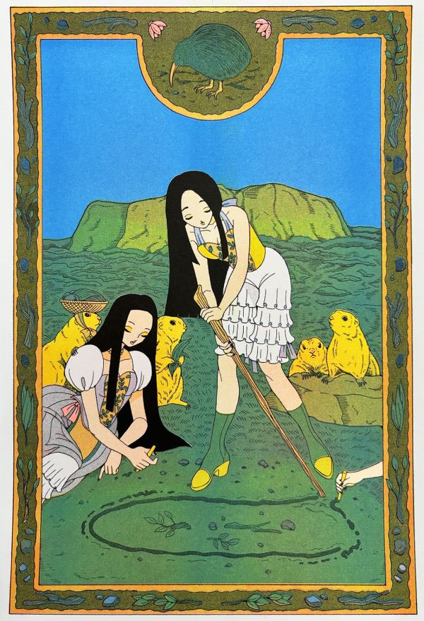 番地規紗◆Risograph版畫 C 