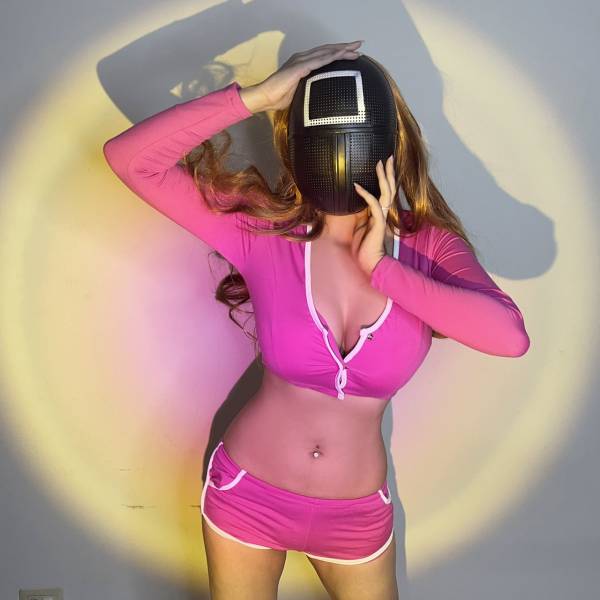 魷魚遊戲 性感兩件式中空套裝  舞蹈服裝 超短熱褲 魷魚遊戲性感兩件式中空套裝  舞蹈服裝 超短熱褲 筱雅衣舖【BT1217】