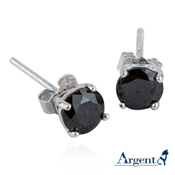 「夢幻」簡約耳針純銀耳環推薦|925銀飾(4色)(1對價) 純銀耳環推薦