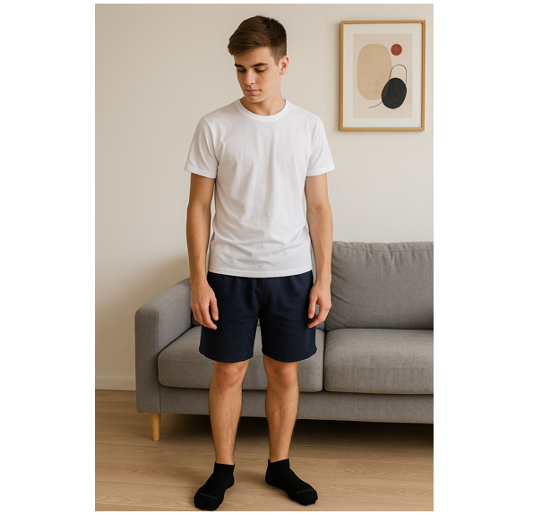 負離子溫灸船型襪_黑 (適合腳長:23~26cm) 經痛,舒緩經痛,月經,內褲,負離子內褲