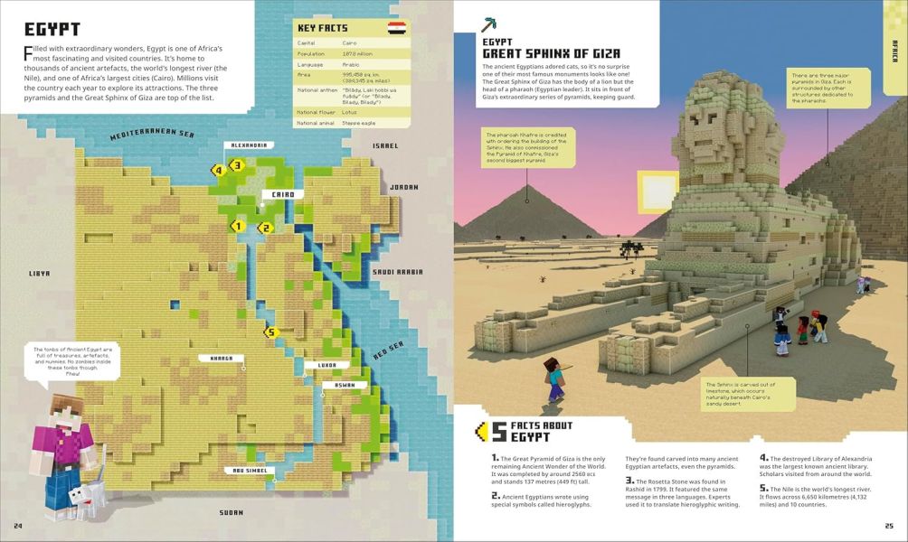 DK Minecraft Atlas of the World(當個創世神：世界地圖) 