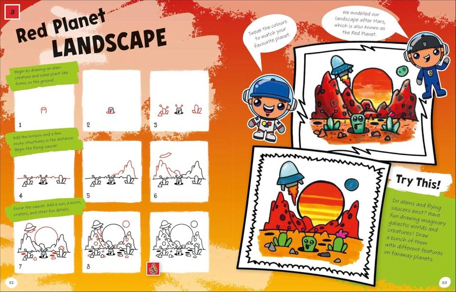 DK Draw with Art for Kids Hub Space(畫出太空：Art for Kids Hub 教你玩繪畫) 