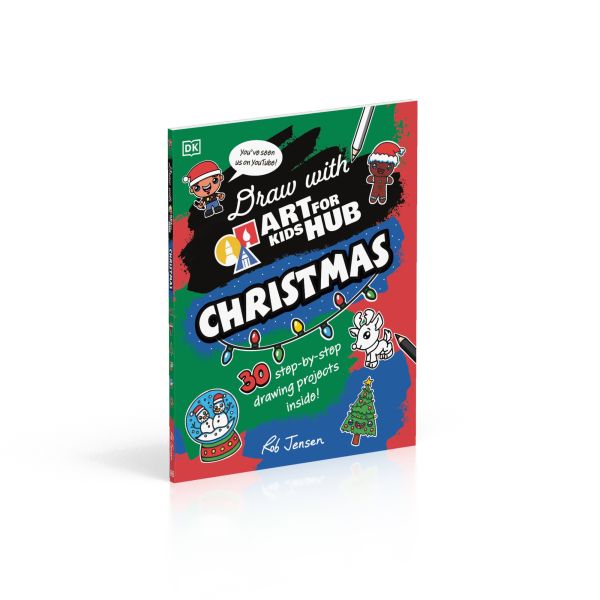 DK Draw with Art for Kids Hub Christmas(畫出聖誕節：Art for Kids Hub 教你玩繪畫) 