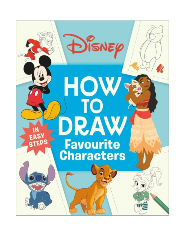DK Disney How to Draw Favourite Characters(如何畫出最受歡迎的迪士尼角色) 