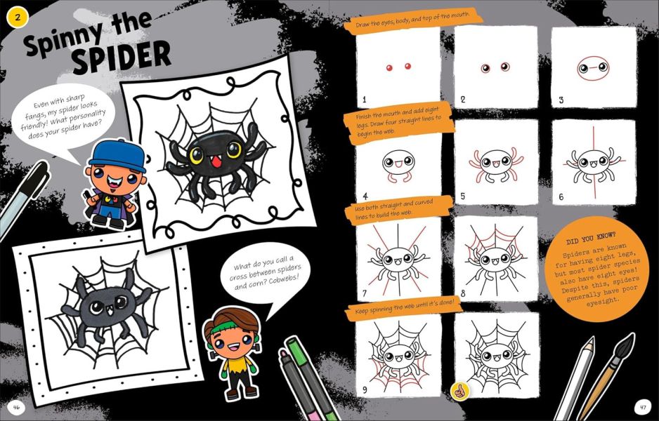 DK Draw with Art for Kids Hub Halloween(畫出萬聖節：Art for Kids Hub 教你玩繪畫) 