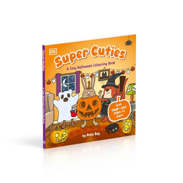 DK Super Cuties A Cosy Halloween Colouring Book(超可愛著色書：溫馨萬聖節) 