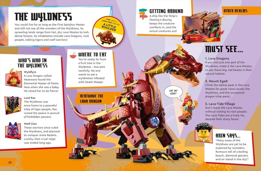 DK LEGO Ninjago Dragons Rising Adventure Atlas(樂高旋風忍者：猛龍崛起冒險地圖) 