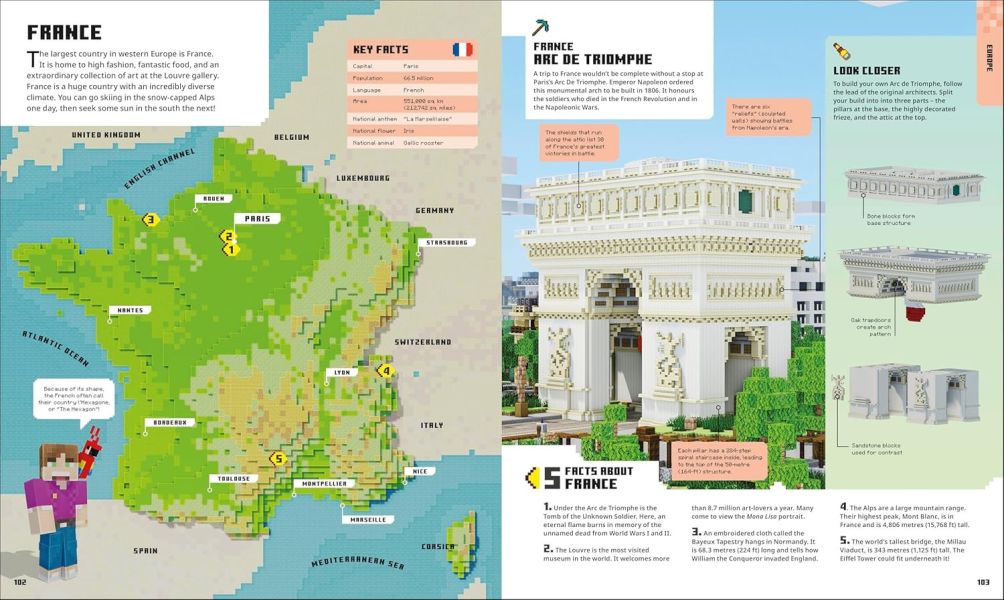 DK Minecraft Atlas of the World(當個創世神：世界地圖) 