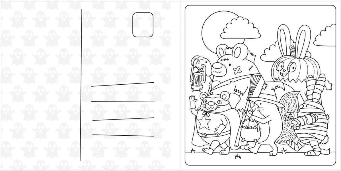 DK Super Cuties A Cosy Halloween Colouring Book(超可愛著色書：溫馨萬聖節) 