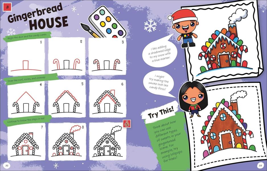 DK Draw with Art for Kids Hub Christmas(畫出聖誕節：Art for Kids Hub 教你玩繪畫) 