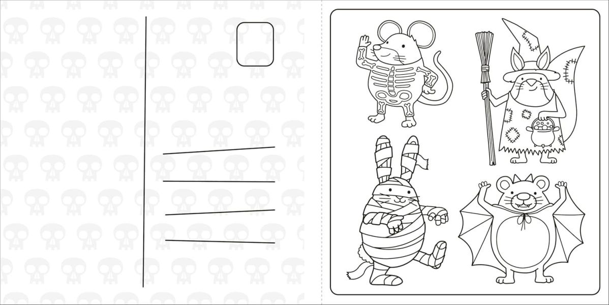 DK Super Cuties A Cosy Halloween Colouring Book(超可愛著色書：溫馨萬聖節) 