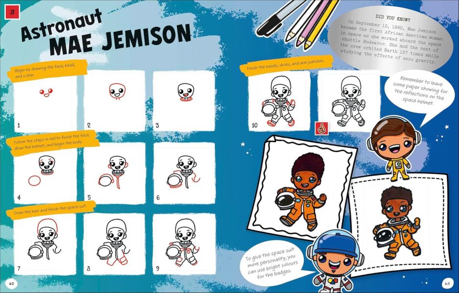 DK Draw with Art for Kids Hub Space(畫出太空：Art for Kids Hub 教你玩繪畫) 