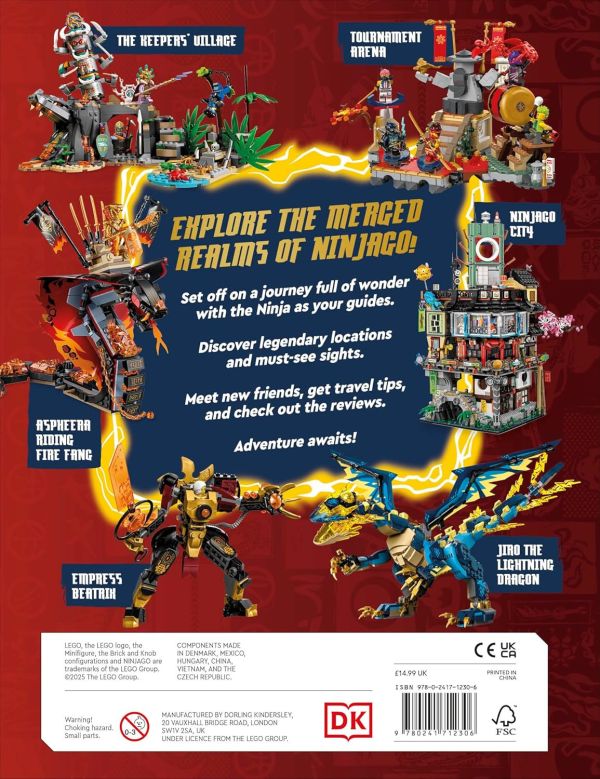 DK LEGO Ninjago Dragons Rising Adventure Atlas(樂高旋風忍者：猛龍崛起冒險地圖) 