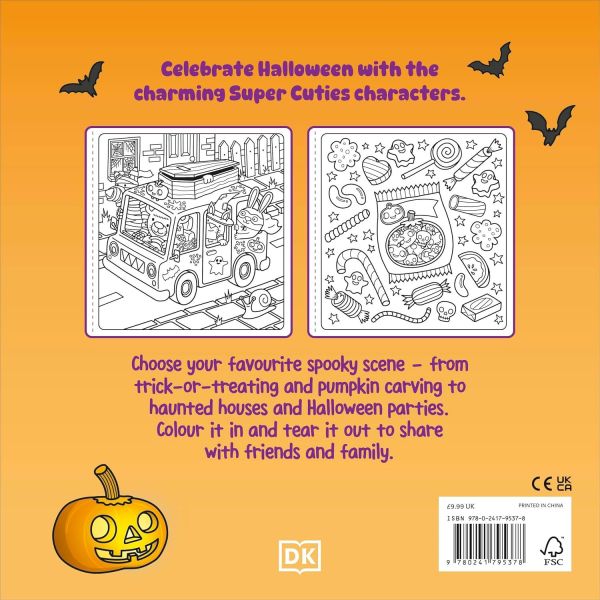 DK Super Cuties A Cosy Halloween Colouring Book(超可愛著色書：溫馨萬聖節) 